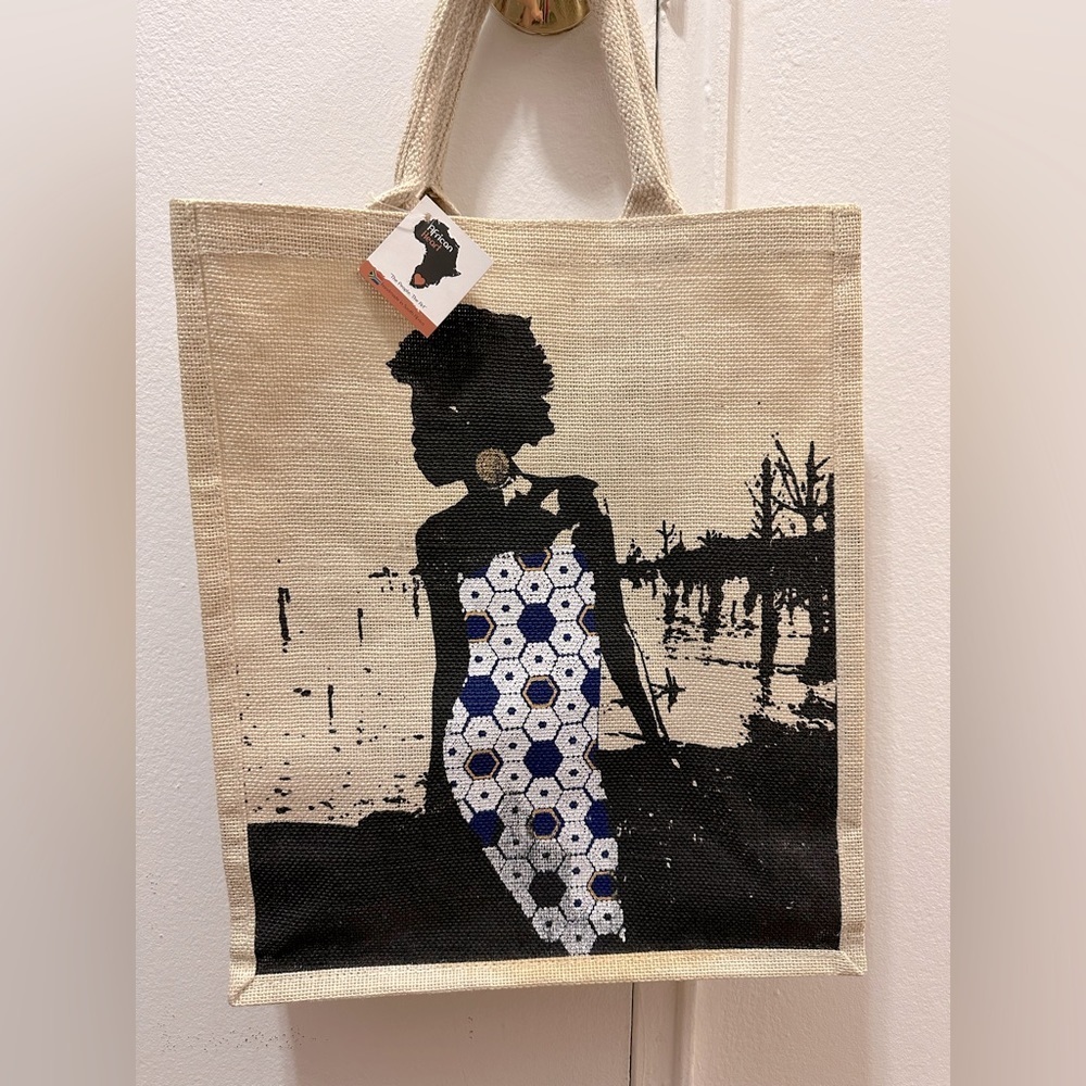 NEW Hand painted tote from South Africa